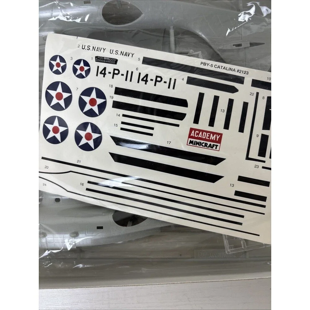 Academy Minicraft  PBY-5 Catalina (Kit 2123) 1:72 Box Open,  Parts Sealed